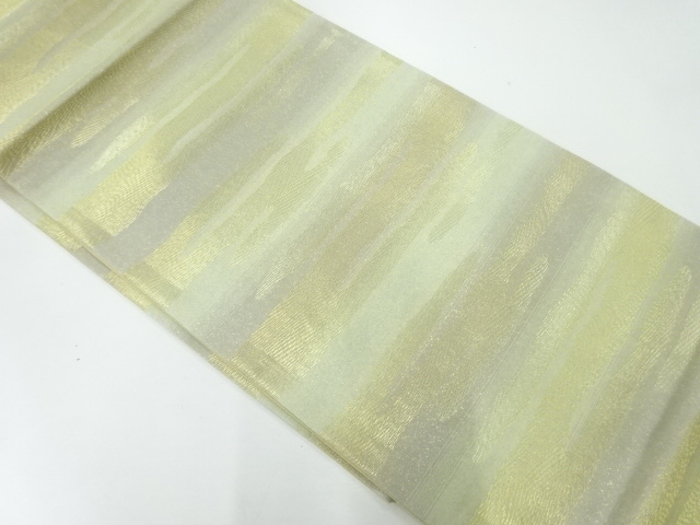 JAPANESE FUKURO OBI / WOVEN EGASUMI PATTERN